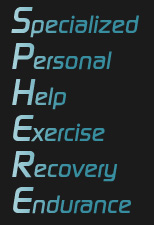 SPHERE: Specialized, Personal, Help, Exercise, Recovery, Endurance
